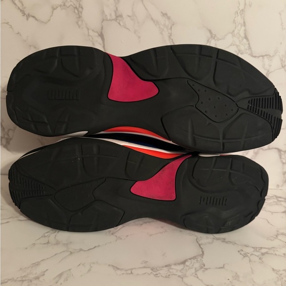 Puma Blue and Black Sneakers with White Accents - Picture 4 of 6